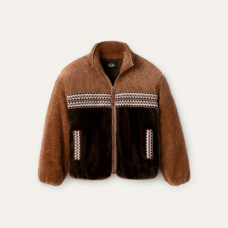 Marlene Sherpa Jacket Heritage Braid