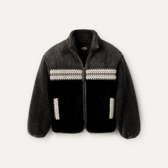 Marlene Sherpa Jacket Heritage Braid